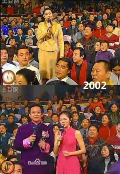 春晚笑脸哥冉少平1999年到2012年，连上春晚15个年头成春晚最牛铁杆粉丝